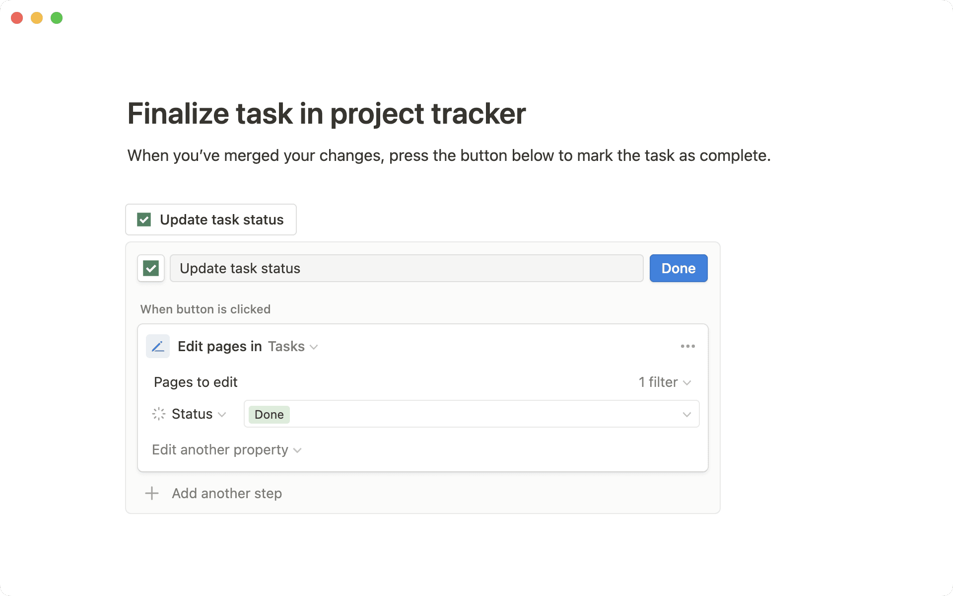 HC: Knappar för att redigera sidor