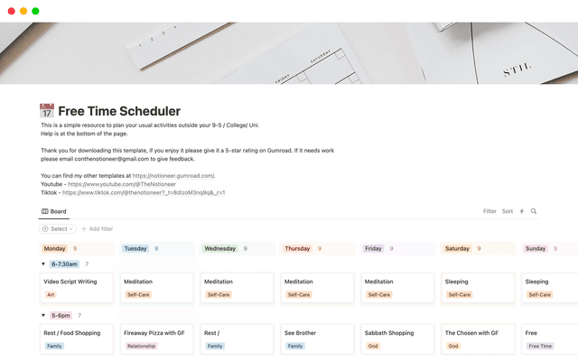 Time Scheduler