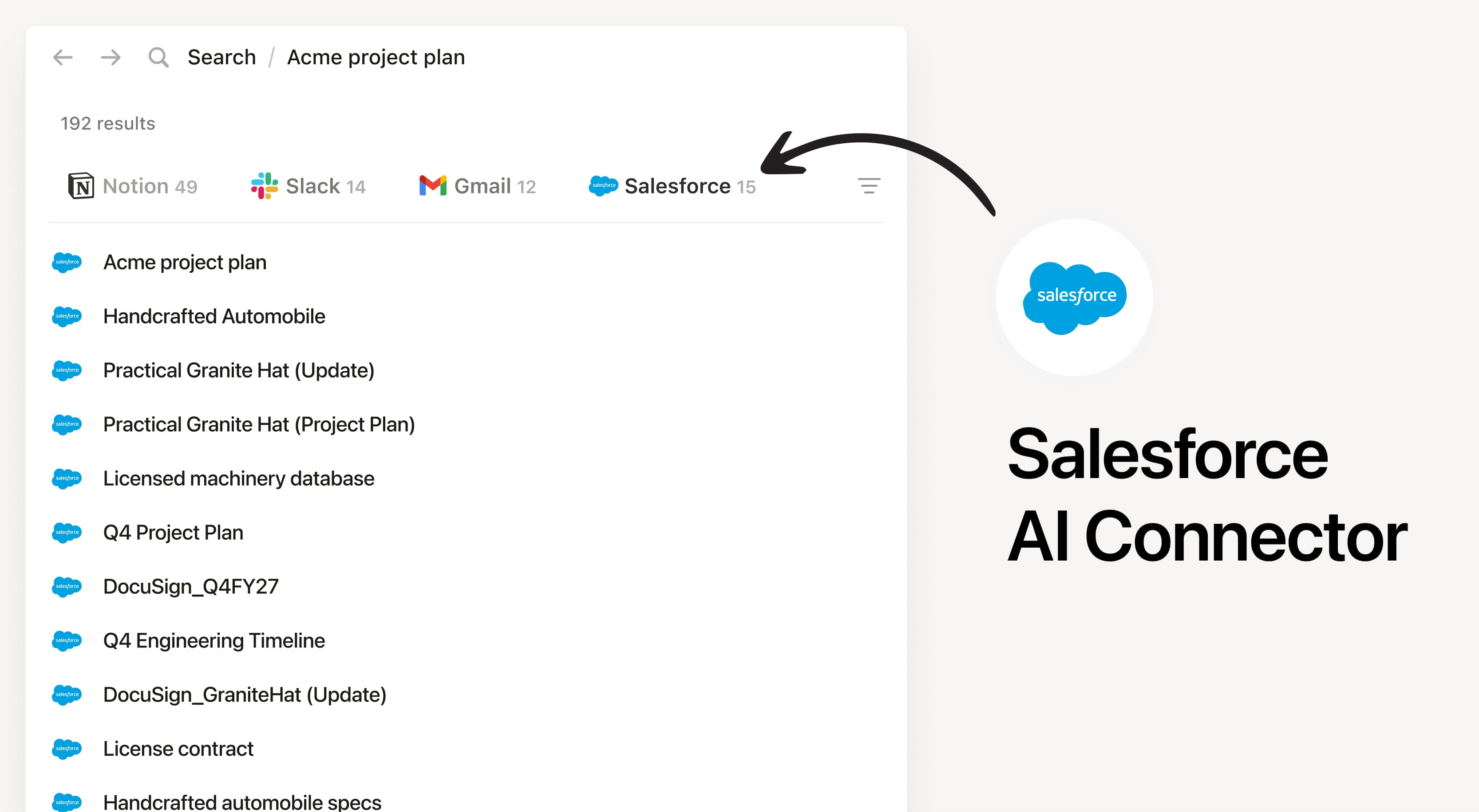 Salesforce AI 连接器